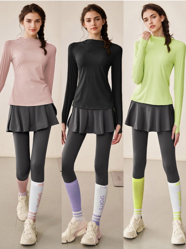 Naiste treeningpüksid kõrge vöökoht, puusade tõstmine, kõhu kontroll, kiire kuivamine ja hingavus