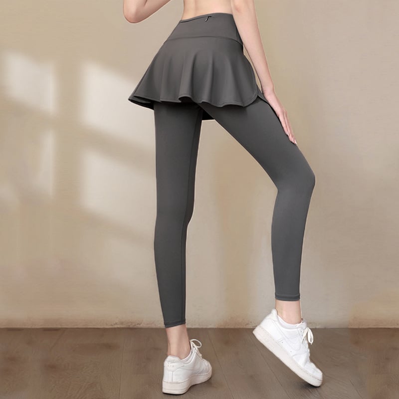 Naiste treeningpüksid kõrge vöökoht, puusade tõstmine, kõhu kontroll, kiire kuivamine ja hingavus