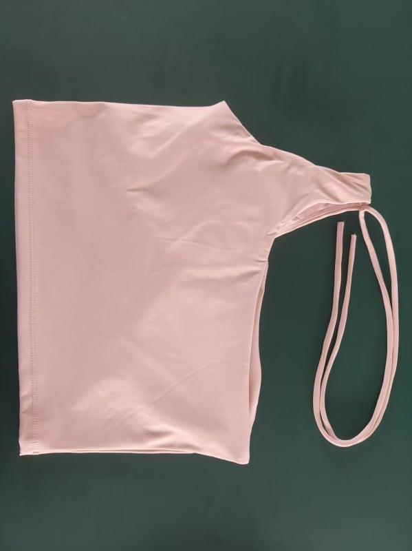 Женски спортен сутиен за йога с подплънки за гърдите и топ с наклонени презрамки