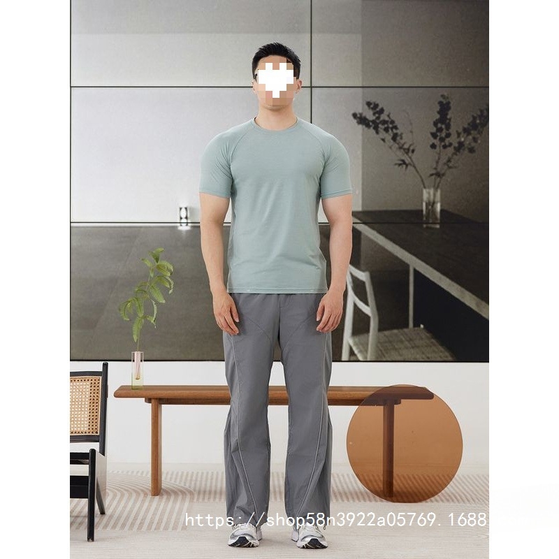 Férfi slim-fit rövid ujjú sportpóló poliészterből, nyárra