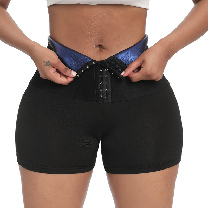 Női szauna-hatású testformáló jóga leggings – 92% poliészter, bélés 100% poliészter, szabványos szabás, kód A36568, 2024-es kiadás