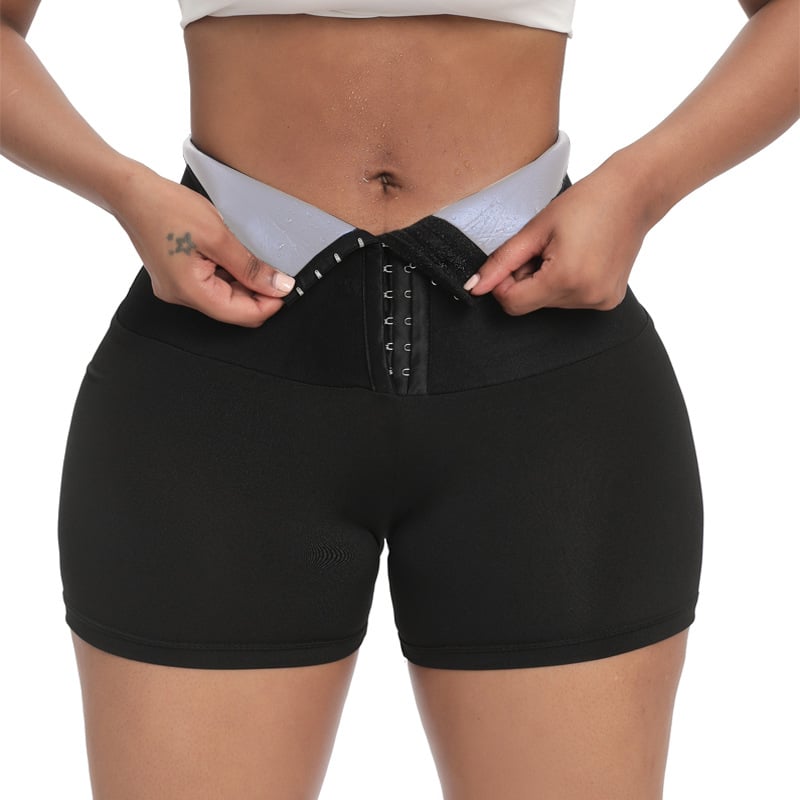 Női szauna-hatású testformáló jóga leggings – 92% poliészter, bélés 100% poliészter, szabványos szabás, kód A36568, 2024-es kiadás