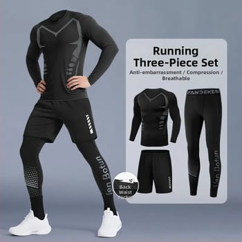 Jooksu spordikomplekt, unisex, kiire kuivatamine, hingav, niiskuse hajutamine, polüester