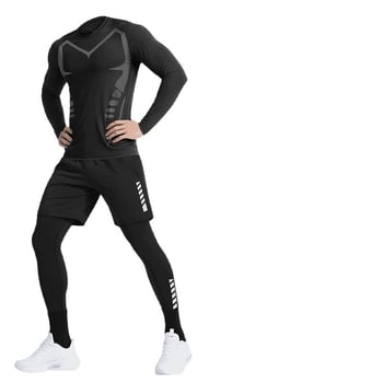 Jooksu spordikomplekt, unisex, kiire kuivatamine, hingav, niiskuse hajutamine, polüester