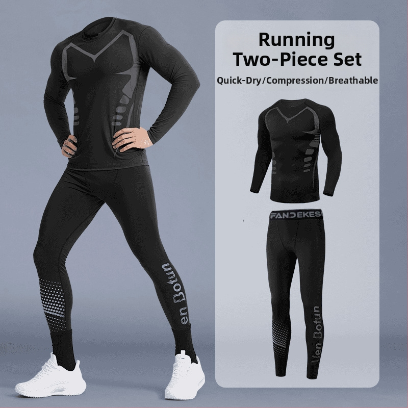 Jooksu spordikomplekt, unisex, kiire kuivatamine, hingav, niiskuse hajutamine, polüester