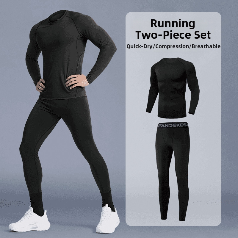 Jooksu spordikomplekt, unisex, kiire kuivatamine, hingav, niiskuse hajutamine, polüester