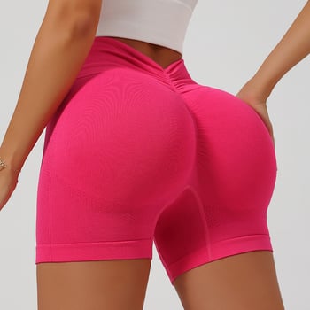 Női magas derekú, seamless, gyorsan száradó sport leggings, fenékemelő hatással, anyag: 90% nylon / 10% spandex, jóga, fitnesz és kerékpározás