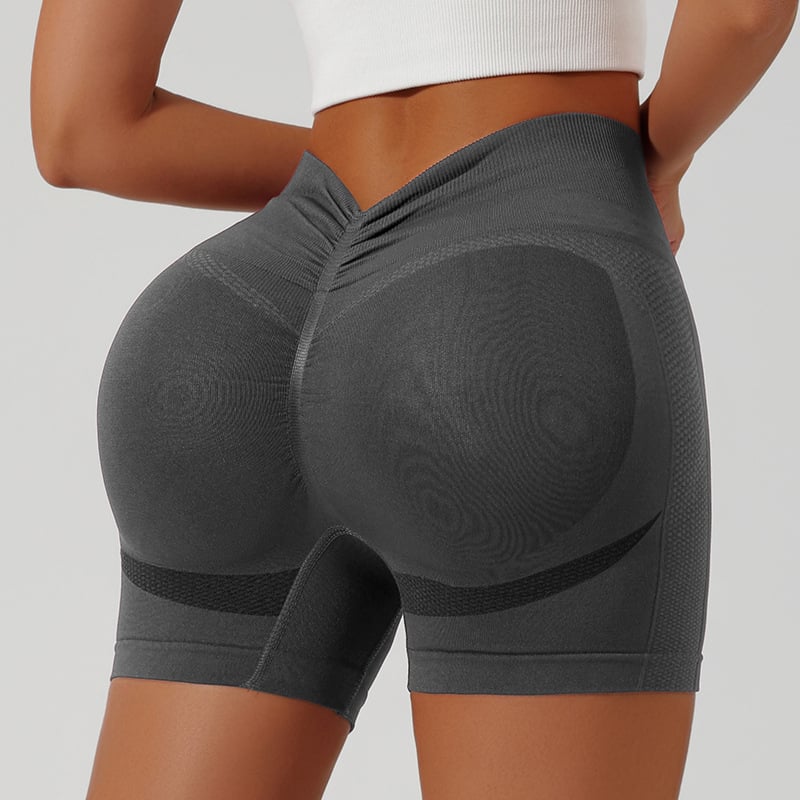 Női magas derekú, seamless, gyorsan száradó sport leggings, fenékemelő hatással, anyag: 90% nylon / 10% spandex, jóga, fitnesz és kerékpározás