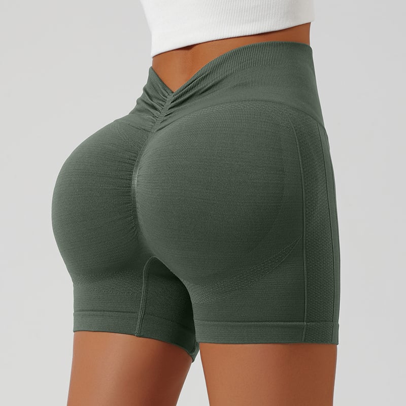 Női magas derekú, seamless, gyorsan száradó sport leggings, fenékemelő hatással, anyag: 90% nylon / 10% spandex, jóga, fitnesz és kerékpározás