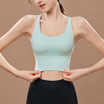 Jóga sportmelltartó keresztpántos hátsóval, formázott teljes kosár, magas tartás, egyrészes dizájn