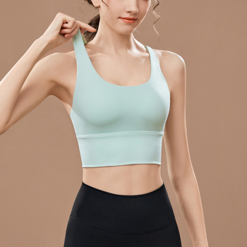 Jóga sportmelltartó keresztpántos hátsóval, formázott teljes kosár, magas tartás, egyrészes dizájn