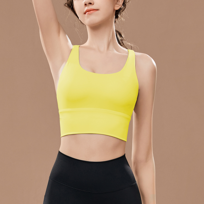 Jóga sportmelltartó keresztpántos hátsóval, formázott teljes kosár, magas tartás, egyrészes dizájn