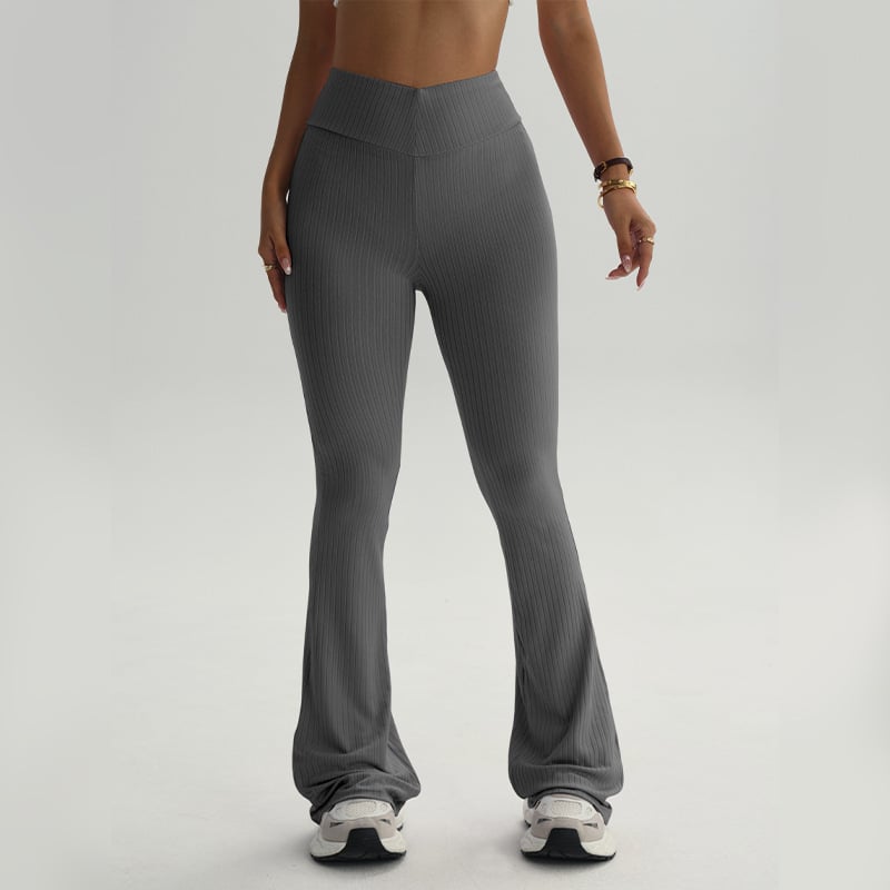 Naiste kõrge vöökohaga ja laia lõikega sportpüksid tantsu ja jooga jaoks, parandavad tuharate kuju, Euroopa-Ameerika stiil, polüester 95% + elastaan 5%, vooder: spandeks