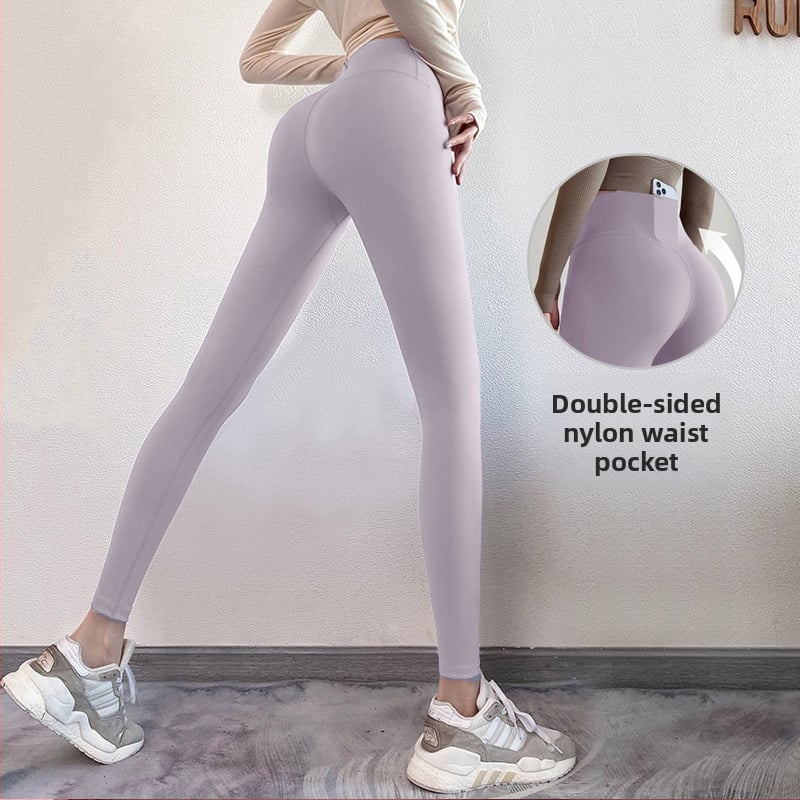 Naiste tihedad fitnesspüksid – Ühtne muster, Polüesteri segu (82,5% polüester), Vooder polüester; Sobib jooksmisele, treeningutele ja rattasõidule