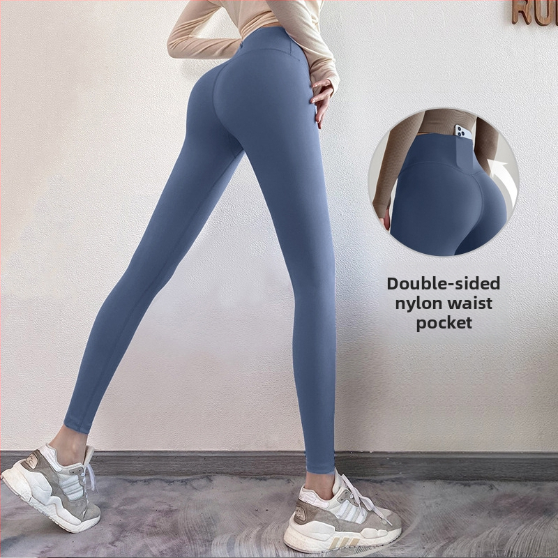 Naiste tihedad fitnesspüksid – Ühtne muster, Polüesteri segu (82,5% polüester), Vooder polüester; Sobib jooksmisele, treeningutele ja rattasõidule