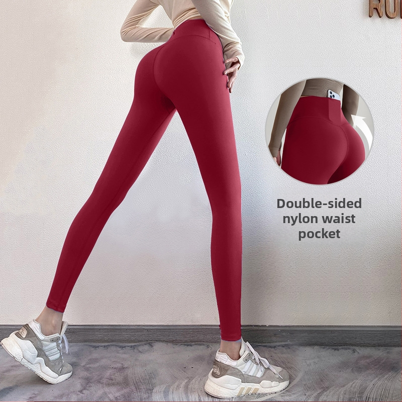 Naiste tihedad fitnesspüksid – Ühtne muster, Polüesteri segu (82,5% polüester), Vooder polüester; Sobib jooksmisele, treeningutele ja rattasõidule