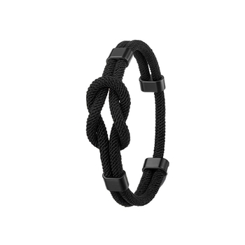 Dupla rétegű fonott kötél karkötő, emléktárgy barátoknak, milánói kötél karkötő szerelmes csomóval, karkötő pároknak.