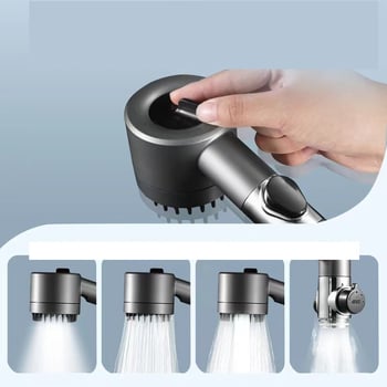 Κεφαλή ντους υψηλής πίεσης, δημοφιλές μοντέλο στο διαδίκτυο, εξαιρετικά ισχυρό φίλτρο ντους υψηλής πίεσης για οικιακή χρήση, ντους ψιλής βροχής, κεφαλή ντους Lotus