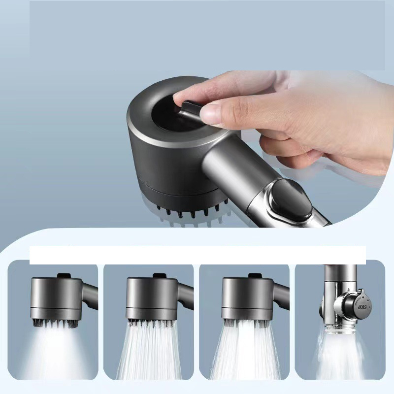 Κεφαλή ντους υψηλής πίεσης, δημοφιλές μοντέλο στο διαδίκτυο, εξαιρετικά ισχυρό φίλτρο ντους υψηλής πίεσης για οικιακή χρήση, ντους ψιλής βροχής, κεφαλή ντους Lotus