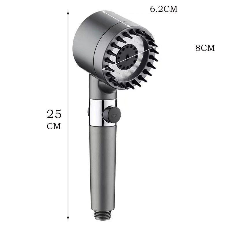 Κεφαλή ντους υψηλής πίεσης, δημοφιλές μοντέλο στο διαδίκτυο, εξαιρετικά ισχυρό φίλτρο ντους υψηλής πίεσης για οικιακή χρήση, ντους ψιλής βροχής, κεφαλή ντους Lotus