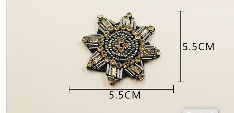 Μπάλωμα με χάντρες σε σχήμα καρδιάς, μπάλωμα με χάντρες σε σχήμα καρδιάς, κεντημένη διακόσμηση σε σχήμα καρδιάς, αξεσουάρ, κεντημένες χάντρες, ραμμένες στο χέρι.