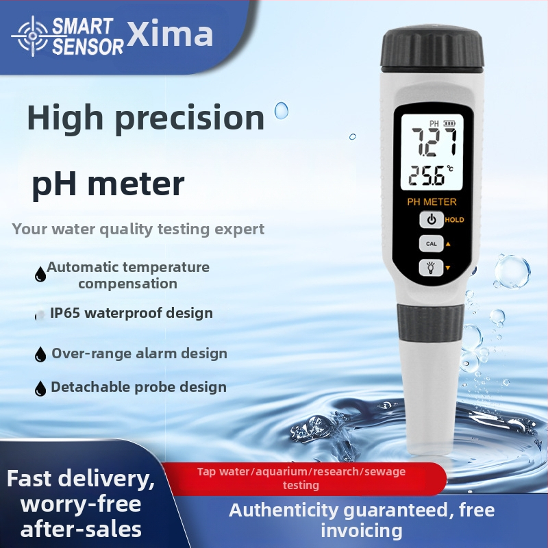Hima PH828 Φορητός μετρητής pH για δοκιμές ποιότητας νερού: Μοντέλο PH828; Τύπος: Φορητός μετρητής pH; Εύρος μέτρησης: 0.00-14.00 pH; Ανίχνευση: pH, διαλυμένο οξυγόνο, θολότητα, αλατότητα; Τροφοδοσία: 3.7V