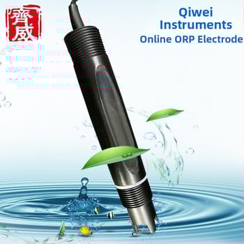 Индустриален онлайн pH измервател с PH композитен електрод, диапазон 0.0–14.0 pH, точност 0.1 pH, температурна компенсация 0–100°C, работна температура 0–60°C