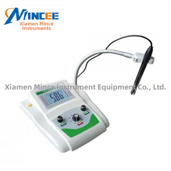 MINCEE PHS-3C портативен pH метр с голям LCD дисплей, диапазон 0.00–14.00 pH, точност ±0.01 pH, температурна компенсация 0–60 °C