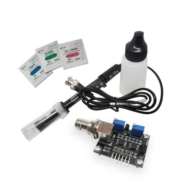 Industrijski pH mjerač s prilagodljivom sondom, analogni izlaz temperature, prilagodljiv raspon mjerenja, temperaturna kompenzacija ±0.5, napajanje DC5V