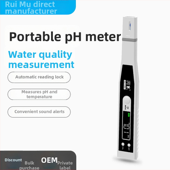 Bright Wood PH-1 PRO pametni ručni pH meter za industrijske otpadne vode, raspon 0-14 pH, točnost ±0.01, temperaturna kompensacija 0-60°C, digitalni zaslon