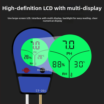 LY-201 talajdetektor: talajnedvesség, hőmérséklet és pH érzékelő