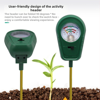 Pôdný detektor tri v jednom: úrodnosť pôdy, vlhkosť a pH