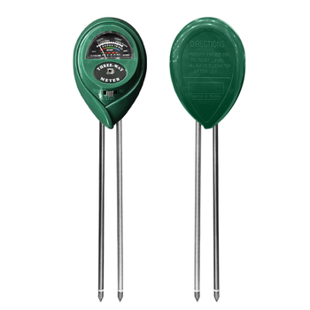 3-in-1 talajdetektor ST-10: talajnedvesség- és pH-mérő kertekhez és növényekhez, precizitás 0,1, súly 90 g