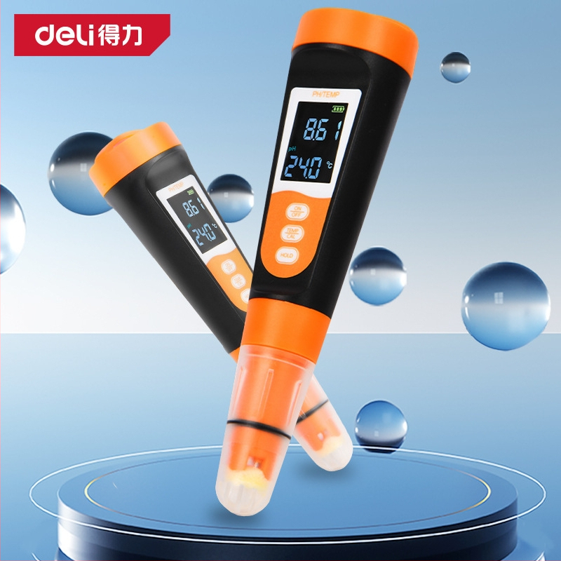 pH testovacie pero – Prenosný vodný pH merač, rozsah 0.00–14.00 pH, presnosť ±0.05 pH, teplotná kompenzácia 0.1–60°C, napájanie 1.5V×4, model DL339002