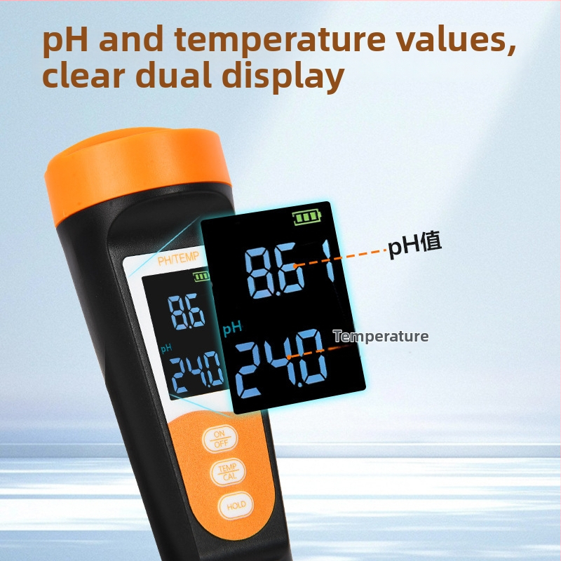 pH testovacie pero – Prenosný vodný pH merač, rozsah 0.00–14.00 pH, presnosť ±0.05 pH, teplotná kompenzácia 0.1–60°C, napájanie 1.5V×4, model DL339002
