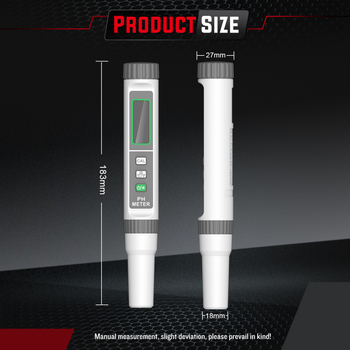 Habotest HT630A/B prenosni pH mjerač – visoka preciznost, raspon 0–14 pH, model HT630A/B