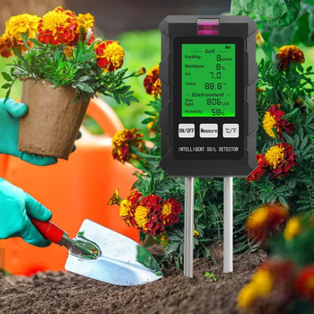ST-03 Višestruki digitalni tester tla sa zaslonom – mjerenje vlage tla, temperatura i pH, preciznost 0,1, težina 92 g