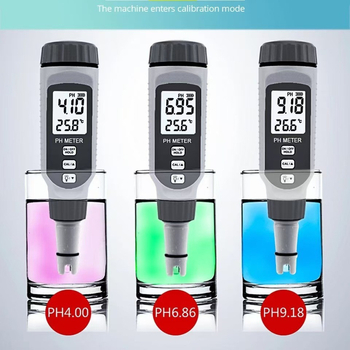 Xima φορητός μετρητής pH με LCD οθόνη, αισθητήρας φυσαλίδων υψηλής ακρίβειας, εύρος 0-14 pH, ακρίβεια ±0,05 pH