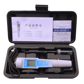 Cordida CT-6020A φορητός μετρητής pH, εύρος μέτρησης 0-14, ακρίβεια 0.02 pH, θερμοκρασιακή εξισορρόπηση 0-50
