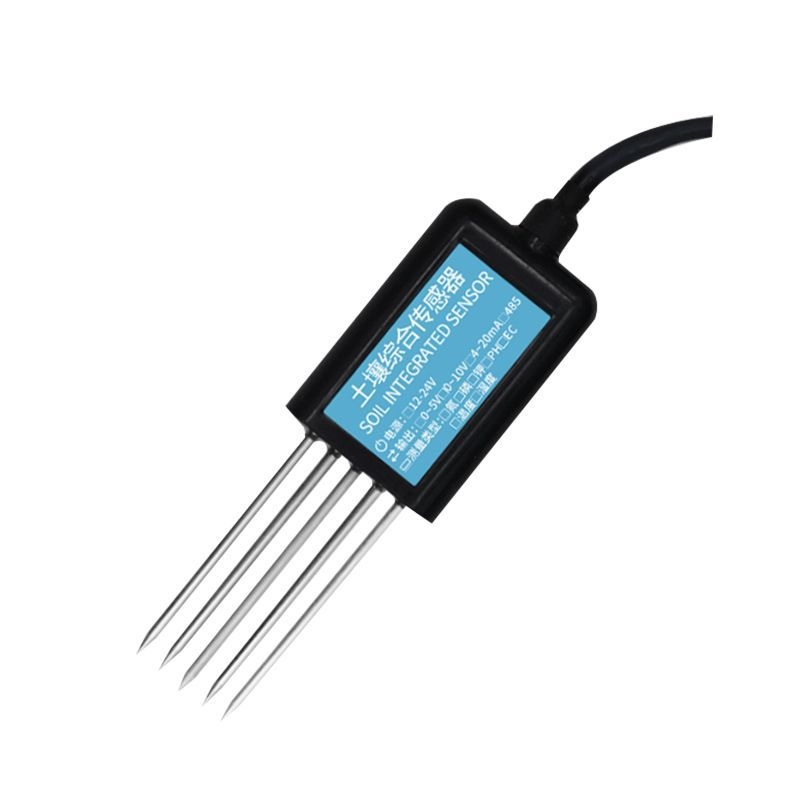 Senzor de sol personalizat pentru umiditate, pH, conductivitate electrică, temperatură și NPK