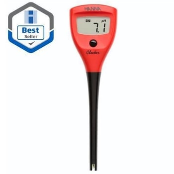 pH-metru portabil Hi98103, interval 0.00–14.00 pH, precizie ±0.2 pH, alimentare cu 2 baterii tip buton 1.5V, temperatură de lucru 0–50°C