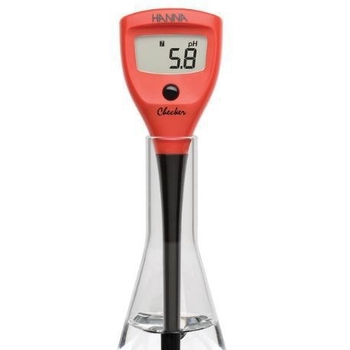 pH-metru portabil Hi98103, interval 0.00–14.00 pH, precizie ±0.2 pH, alimentare cu 2 baterii tip buton 1.5V, temperatură de lucru 0–50°C