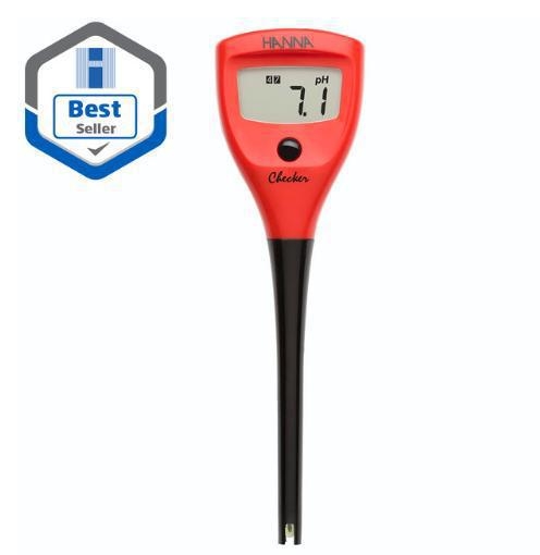 pH-metru portabil Hi98103, interval 0.00–14.00 pH, precizie ±0.2 pH, alimentare cu 2 baterii tip buton 1.5V, temperatură de lucru 0–50°C