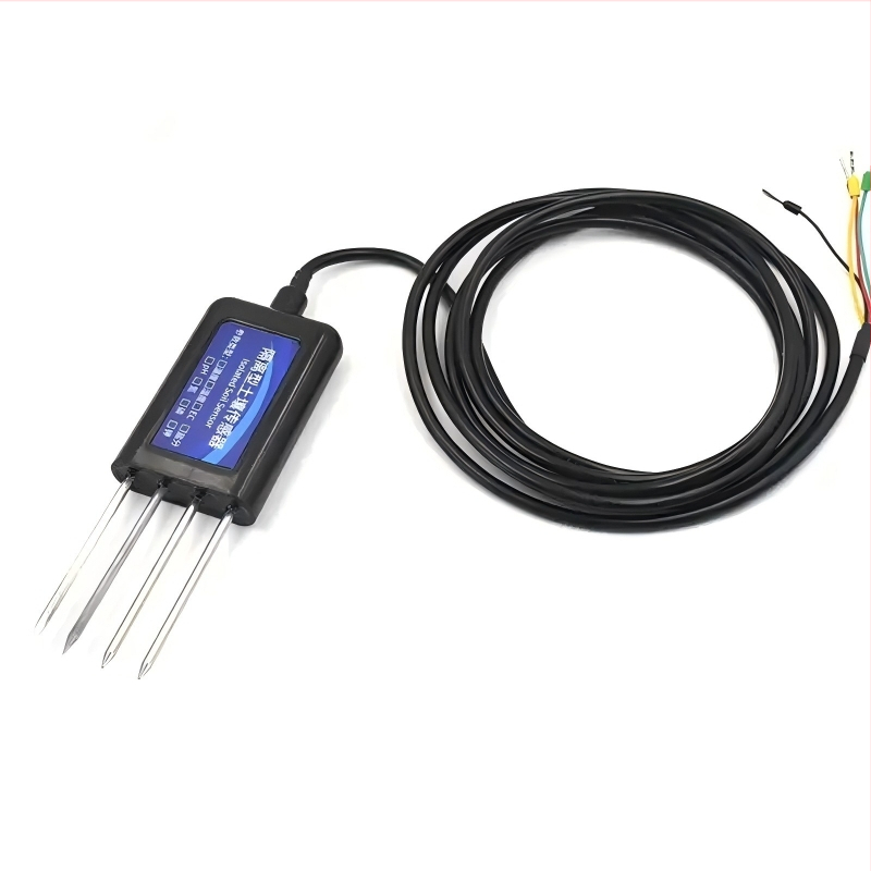 MINQIN-1 Senzor tla — raspon temperature -30 do 70 °C; točnost temperature ±0,2 °C; točnost vlage tla ±2% (m3/m3) u rasponu 0–50%
