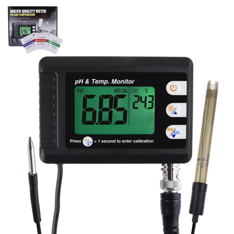 Портативен pH метър PHM-295 — диапазон на измерване 0.00–14.00, точност ±0.1, работна температура 0–50°C