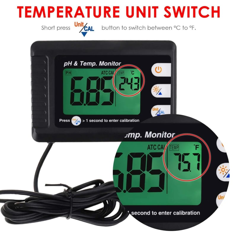 Портативен pH метър PHM-295 — диапазон на измерване 0.00–14.00, точност ±0.1, работна температура 0–50°C