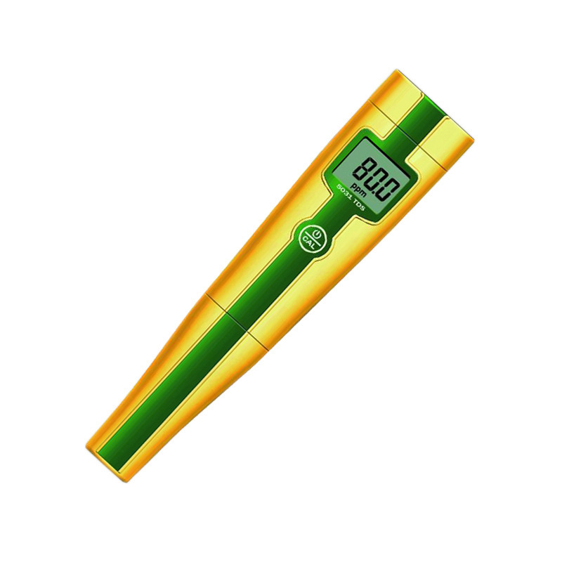 Hordozható pH mérő toll-stílusban; sótartomány 0-5 ppt; pontosság 0-10.00 mS/cm; tápellátás 2× AAA