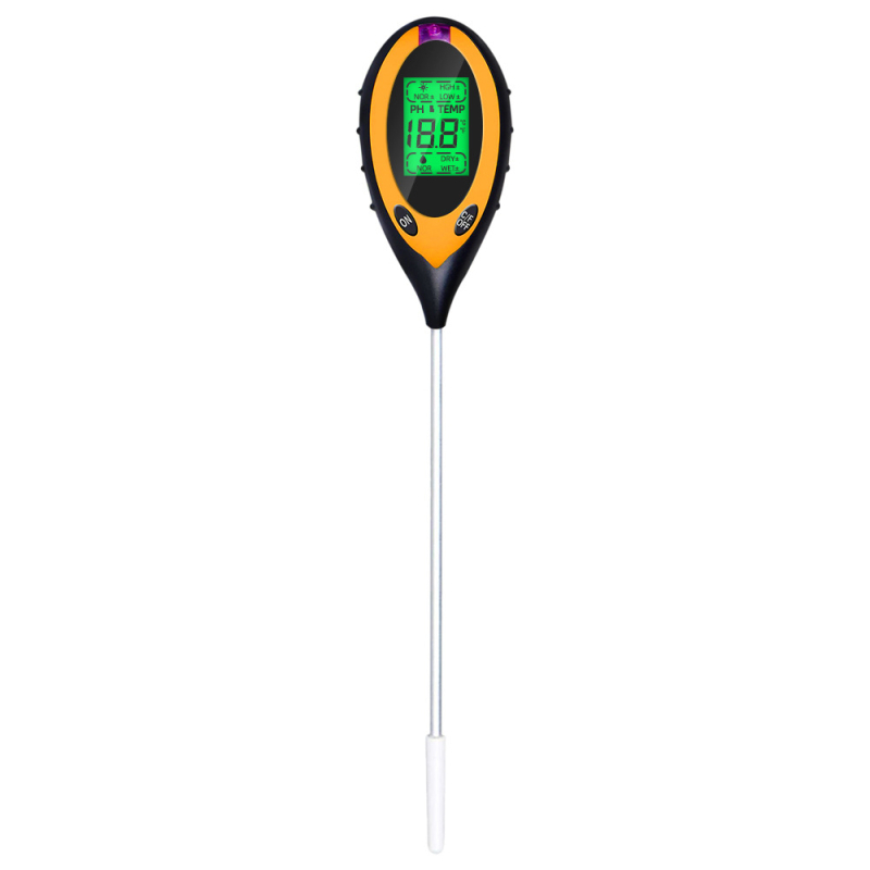 Trickle SPH004 4-u-1 mjerni alat za tlo s vlagom, temperaturom i pH, točnost 1°C/1°F, raspon temperature -9 do +50°C, raspon pH 3.5–9.0
