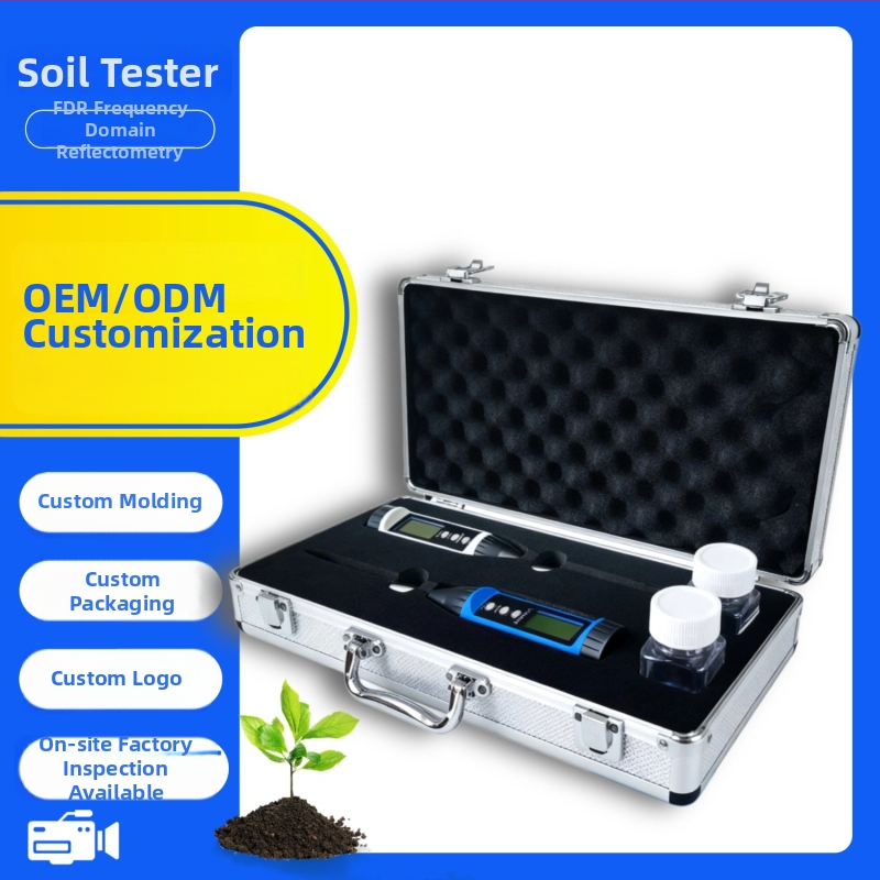 Pôdný testovací prístroj – vlhkosť, EC a pH detektor, presnosť 0.1, model 610–605, hmotnosť 1.2 kg, prispôsobiteľný