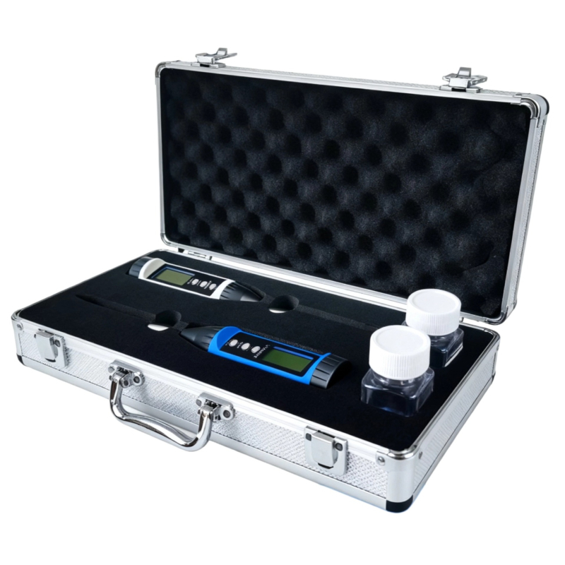 Talajvizsgáló eszköz – nedvesség, EC és detektor pH, 0.1 pontosság, modell 610–605, 1.2 kg, testre szabható